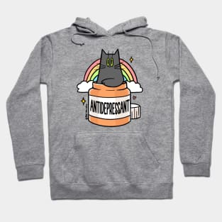 Antidepressant Cat Hoodie